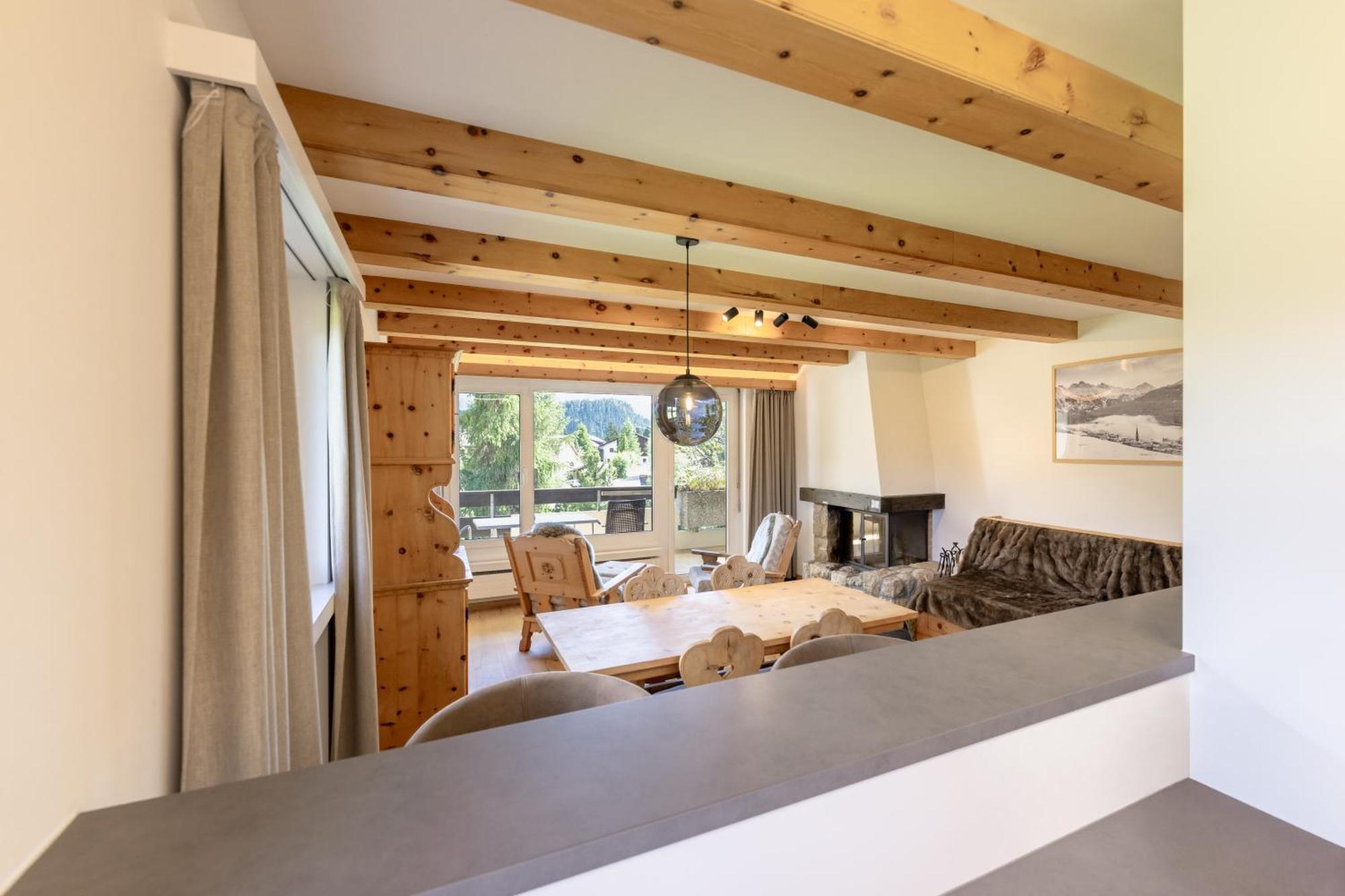 סנט מוריץ Cosy Apartment Facing Piz Rosatsch מראה חיצוני תמונה