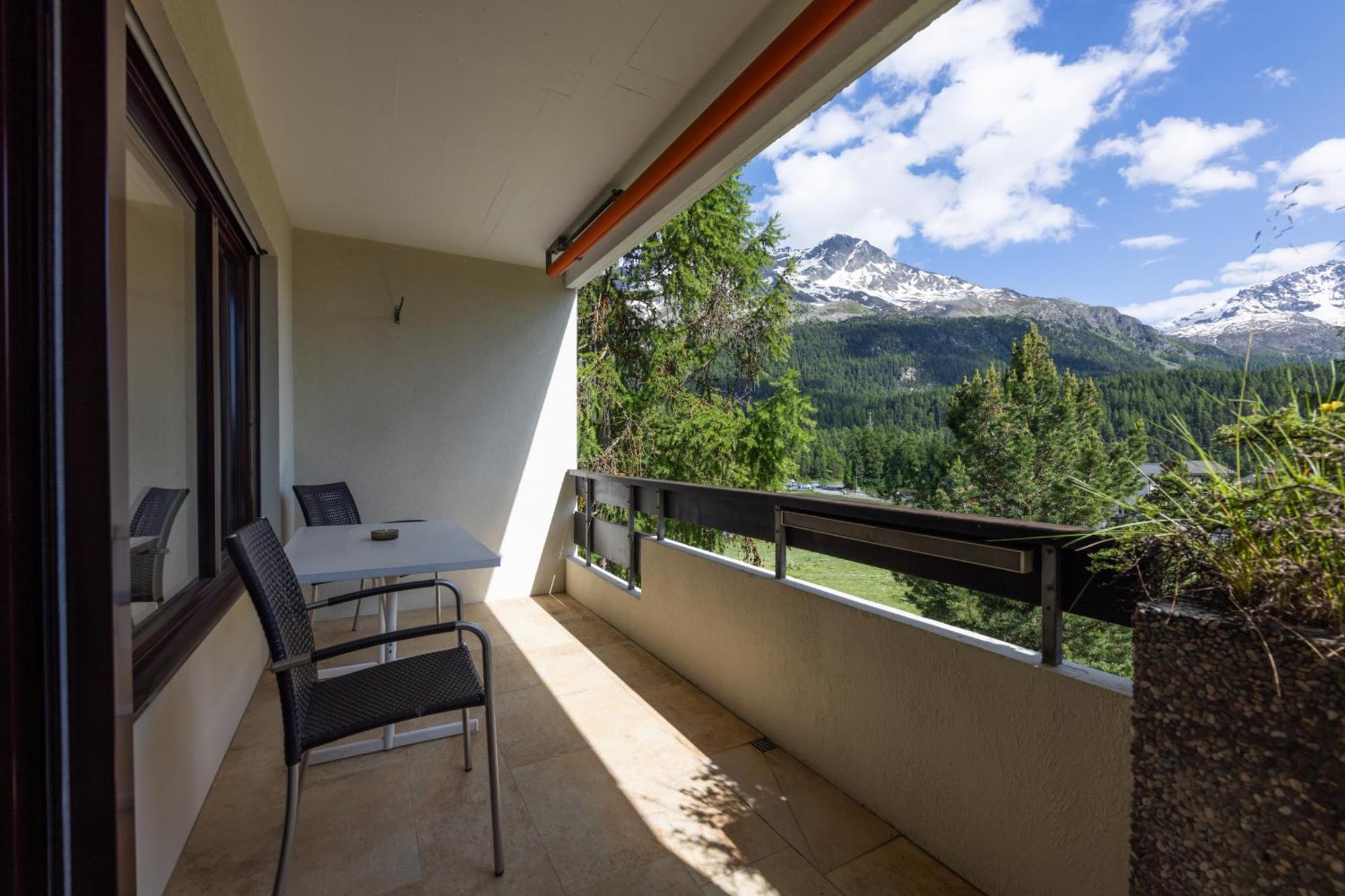 סנט מוריץ Cosy Apartment Facing Piz Rosatsch מראה חיצוני תמונה
