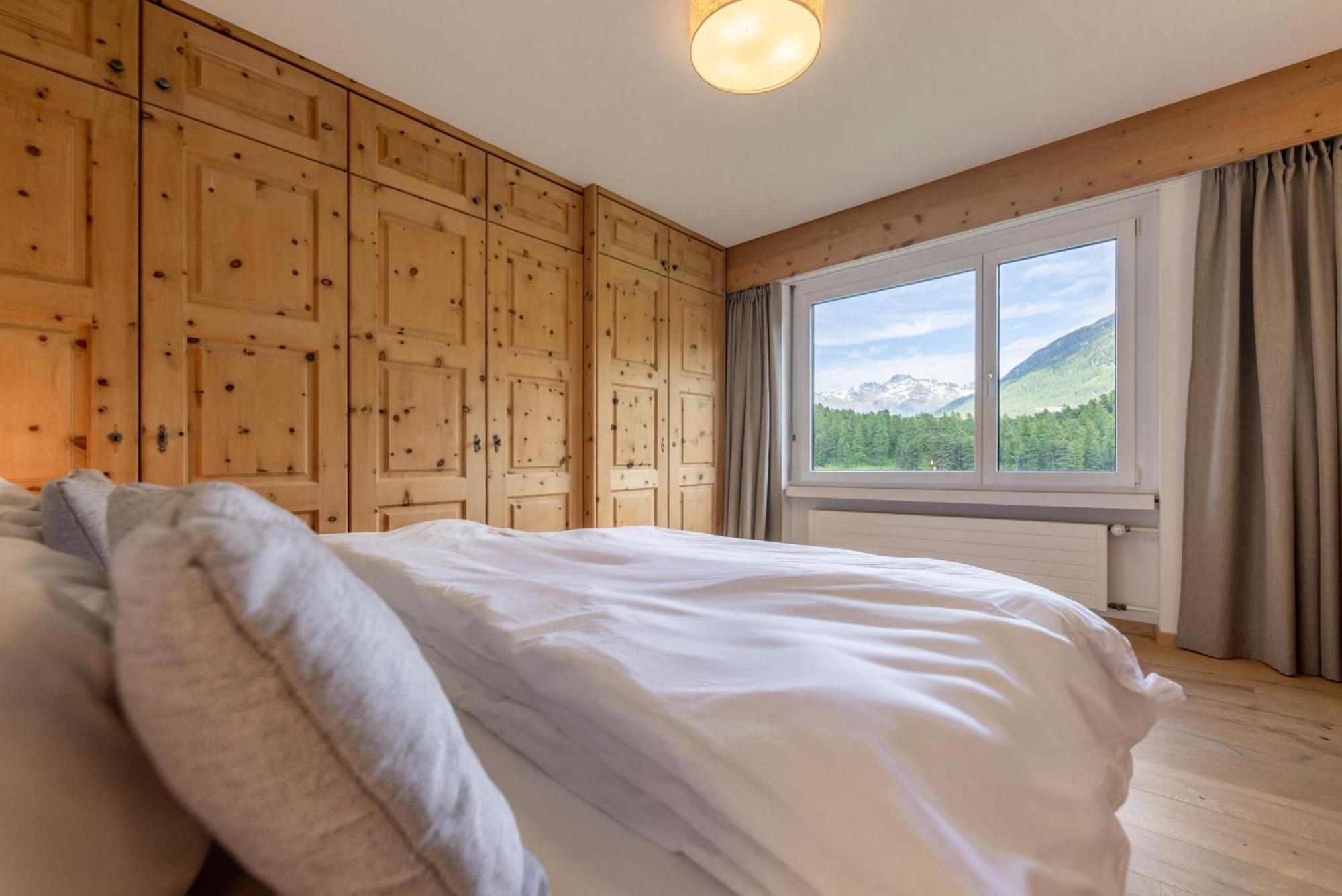 סנט מוריץ Cosy Apartment Facing Piz Rosatsch מראה חיצוני תמונה
