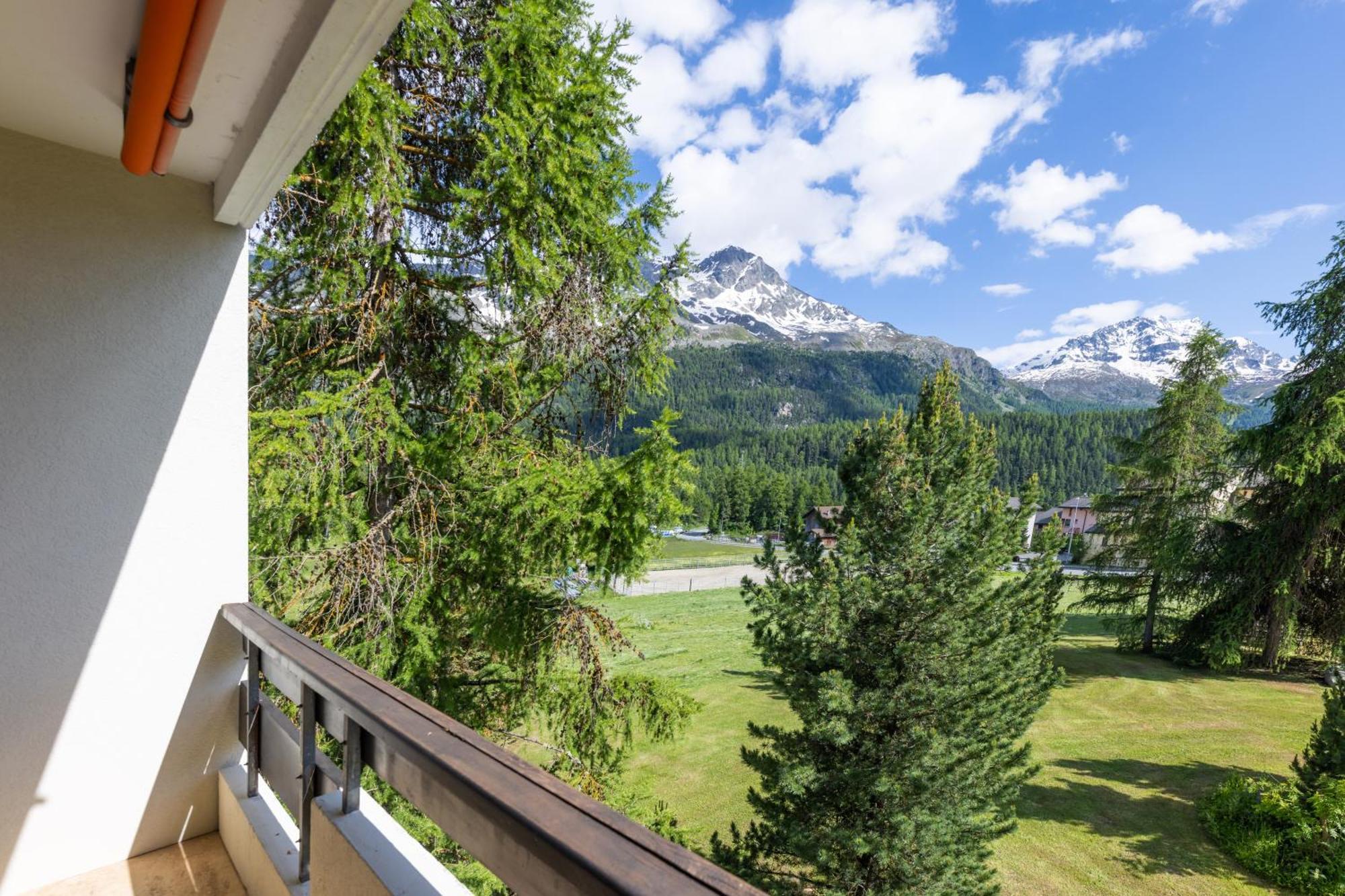 סנט מוריץ Cosy Apartment Facing Piz Rosatsch מראה חיצוני תמונה